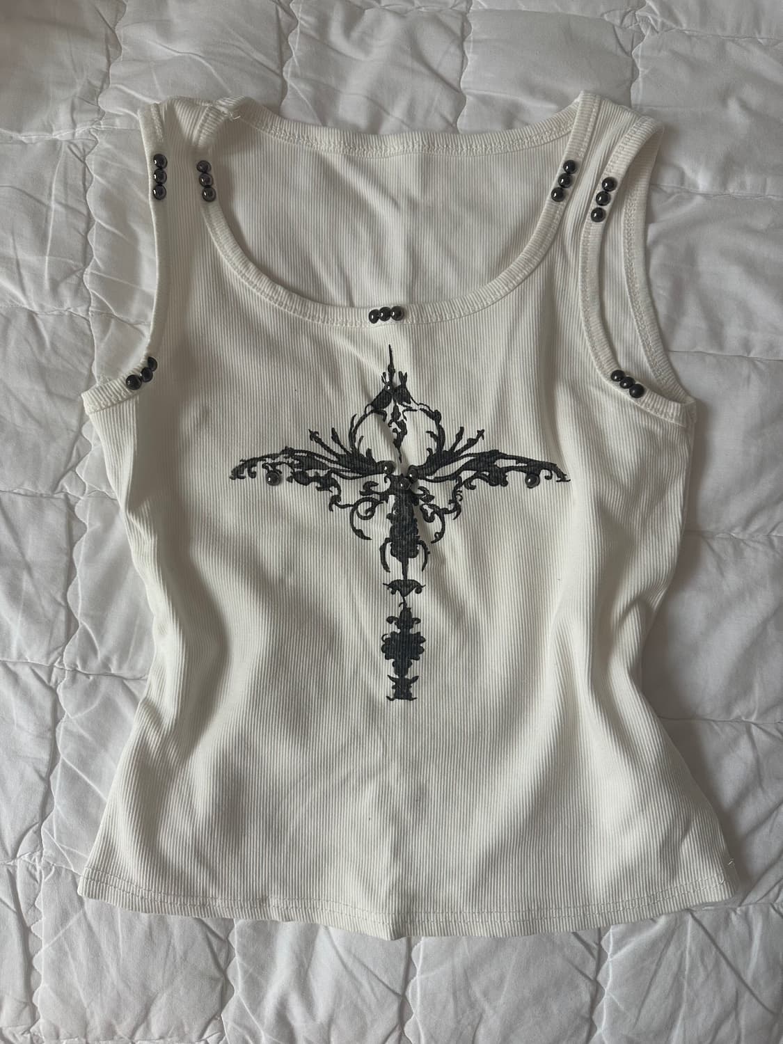 y2k 민소매 나시 슬리브리스 상품이미지2