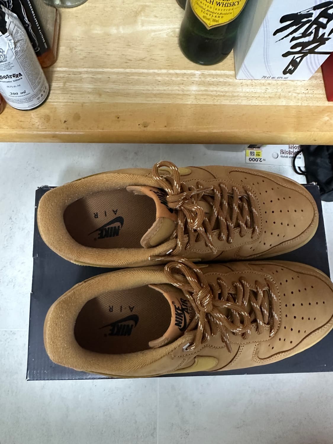 나이키 에어포스 로우 브라운 260 상품이미지3