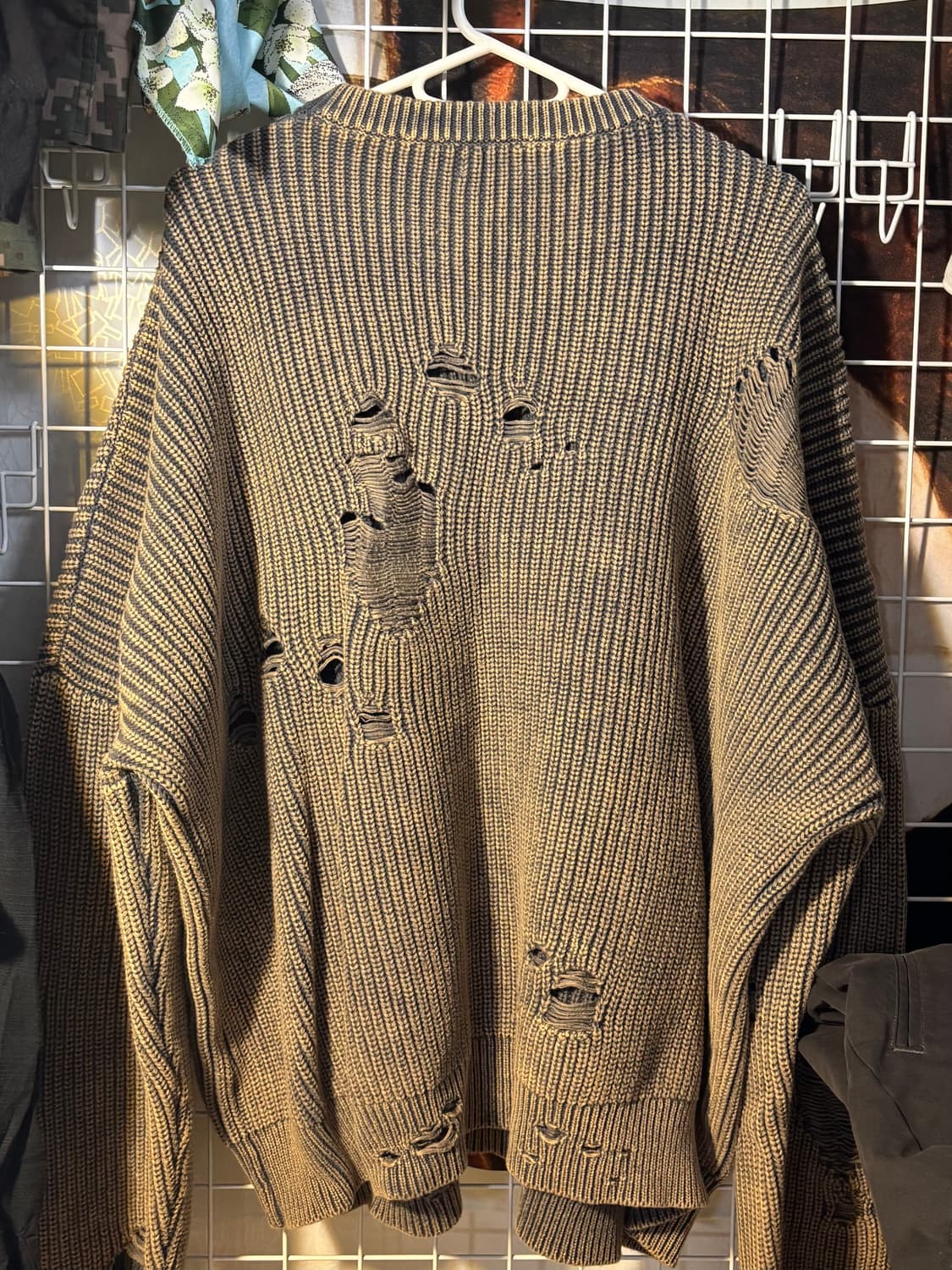 낫포너드 그런지 니트 M 상품이미지3