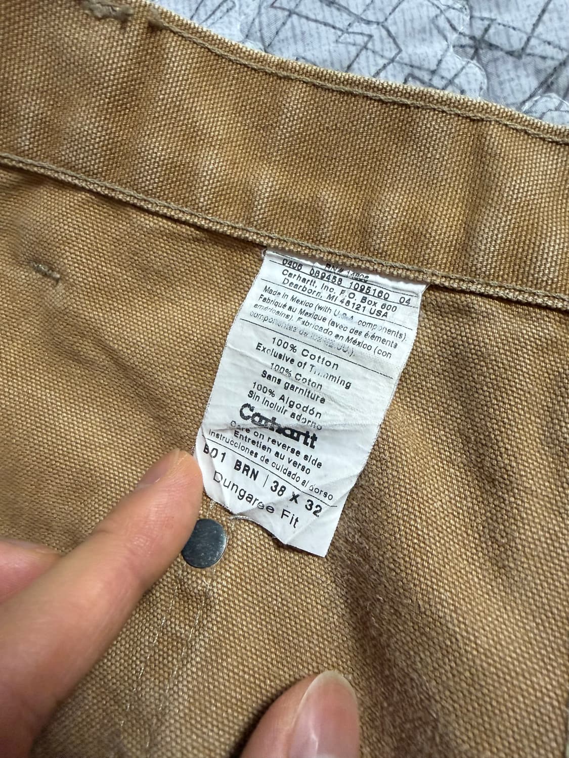 [38x32] 칼하트 더블니 빈티지 apexseoul 뤡코즈 상품이미지4