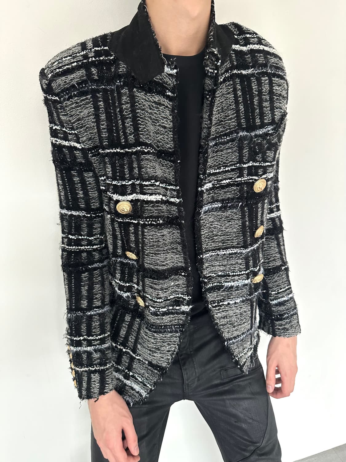 발망 나폴레옹 트위드 더블 자켓 상품이미지1