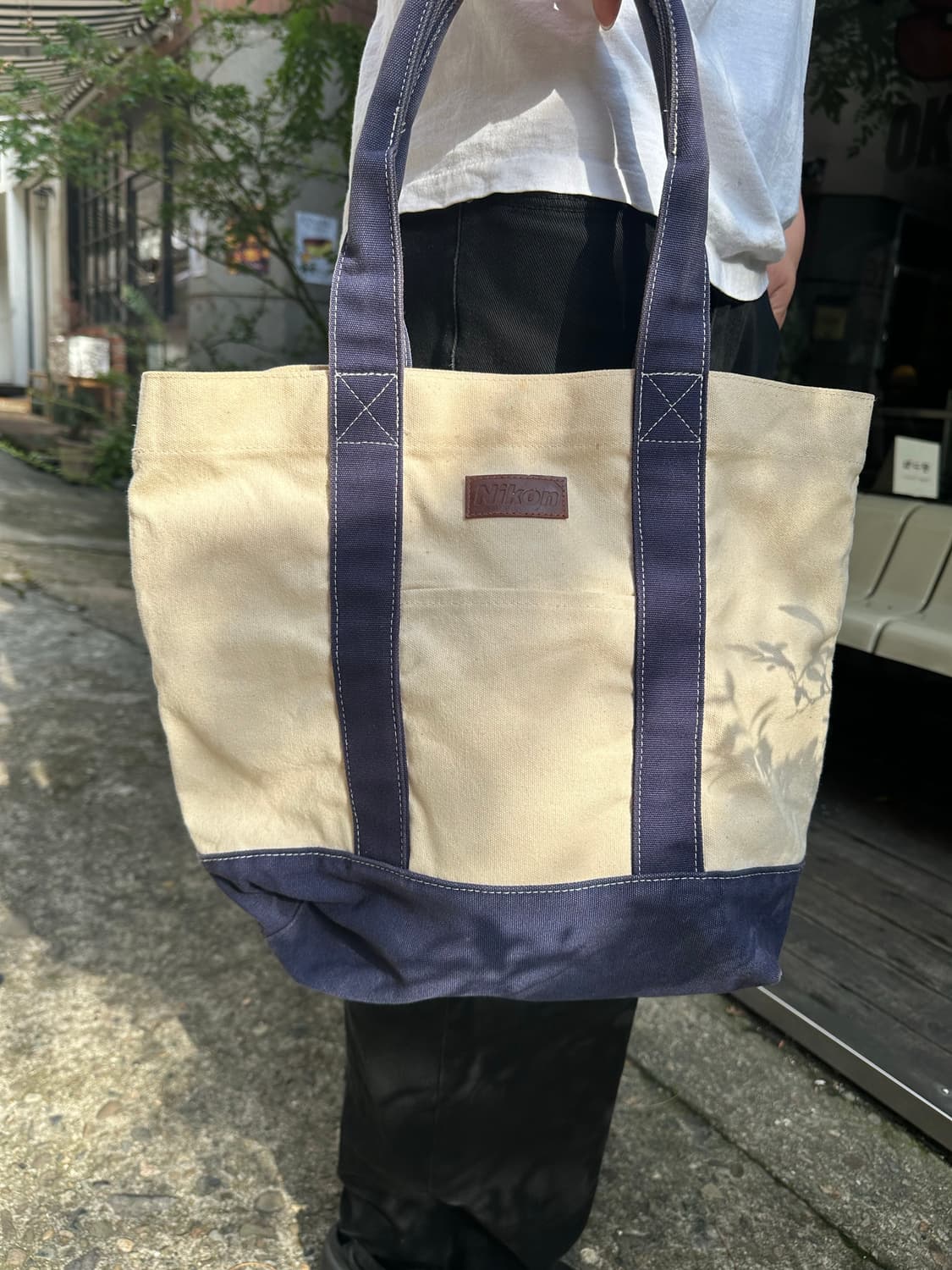 Nikon logo cotton tote bag 상품이미지5
