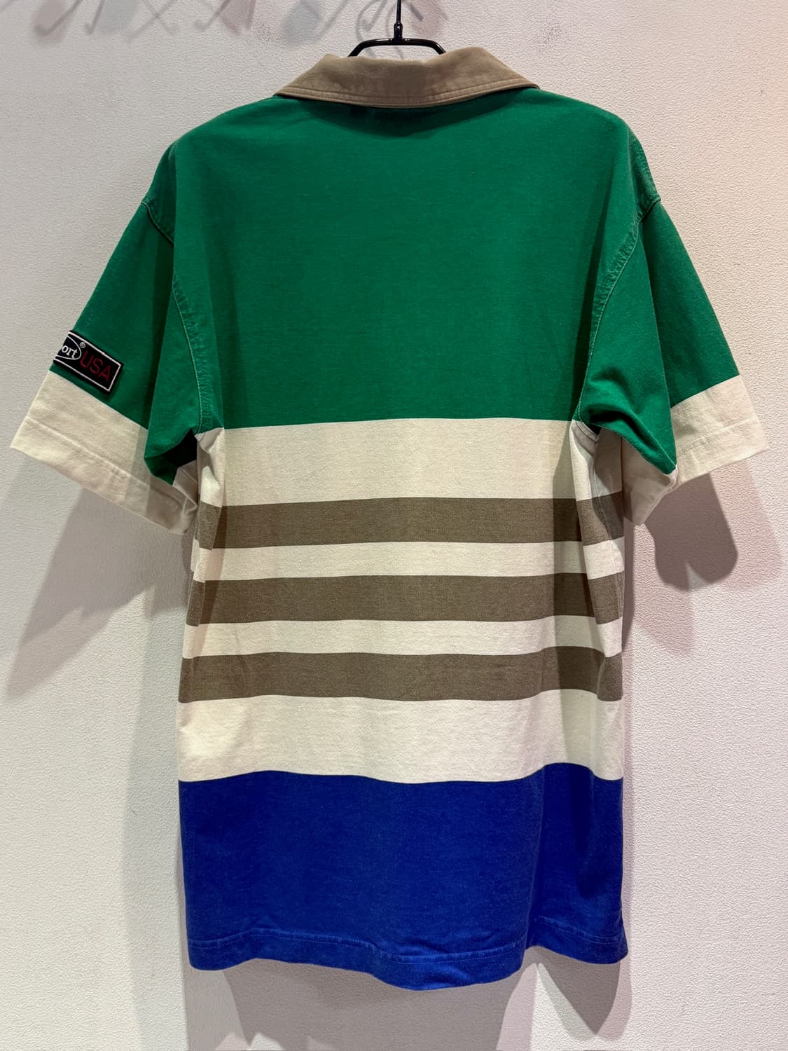 Rockport Striped Half-Zip Polo 상품이미지2