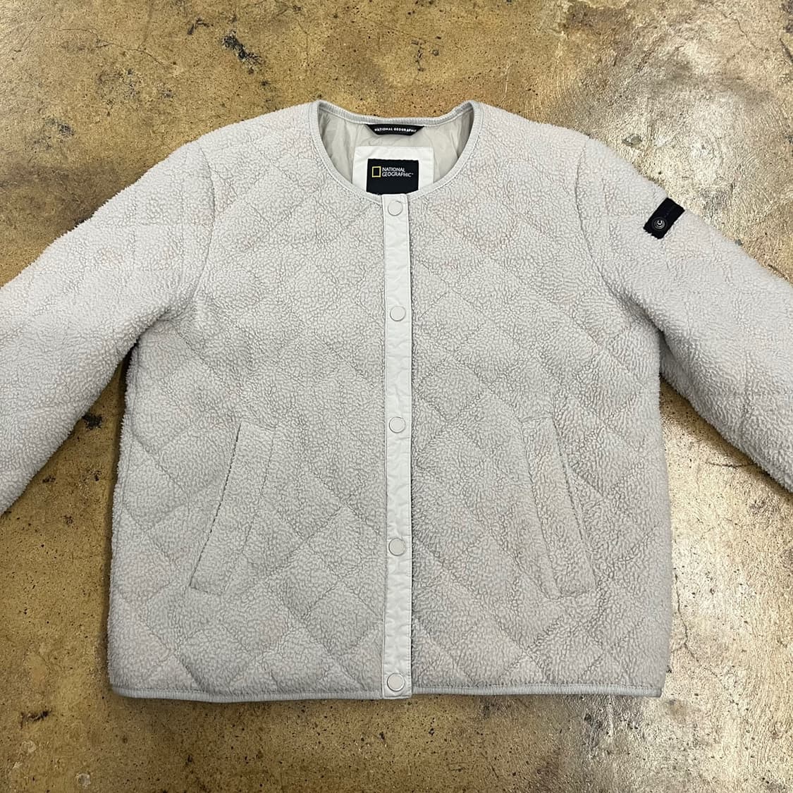 [정품/S] 내셔널지오그래픽 뽀글이 퀼팅 자켓 b10 상품이미지3