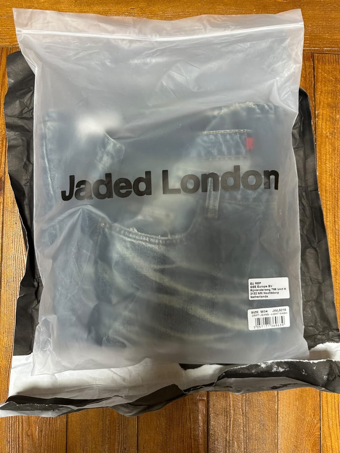 Jaded London Mid Blue Distressed Creased 상품이미지2