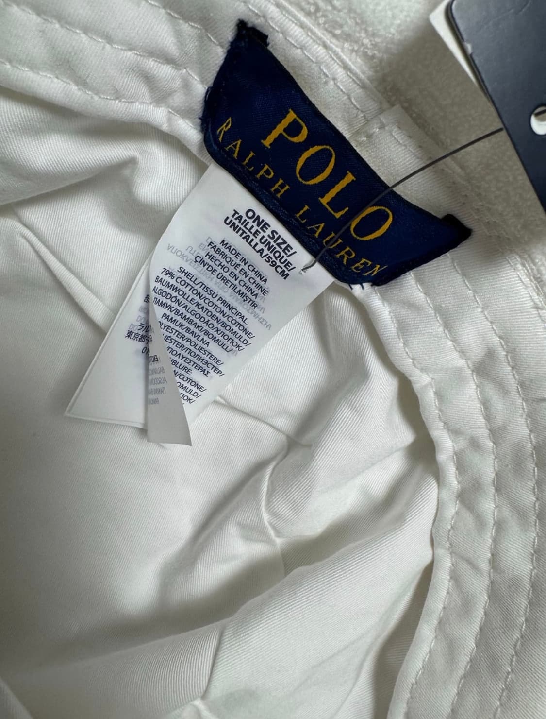 폴로 랄프로렌 타올 텍스처 화이트 버킷햇 새상품 상품이미지2