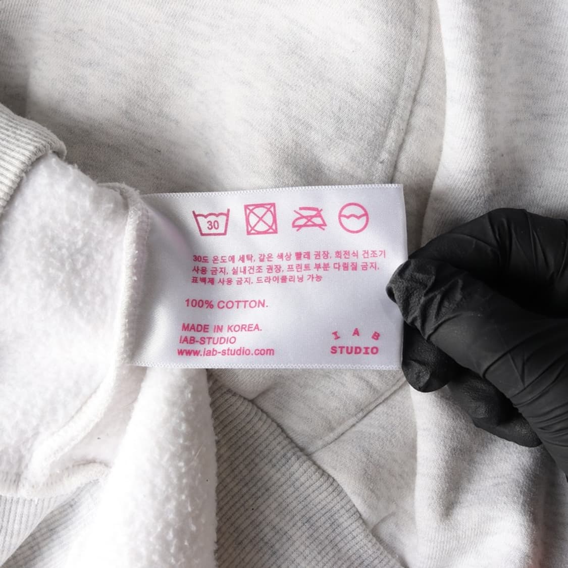 아이앱스튜디오 반집업 맨투맨 L 상품이미지6