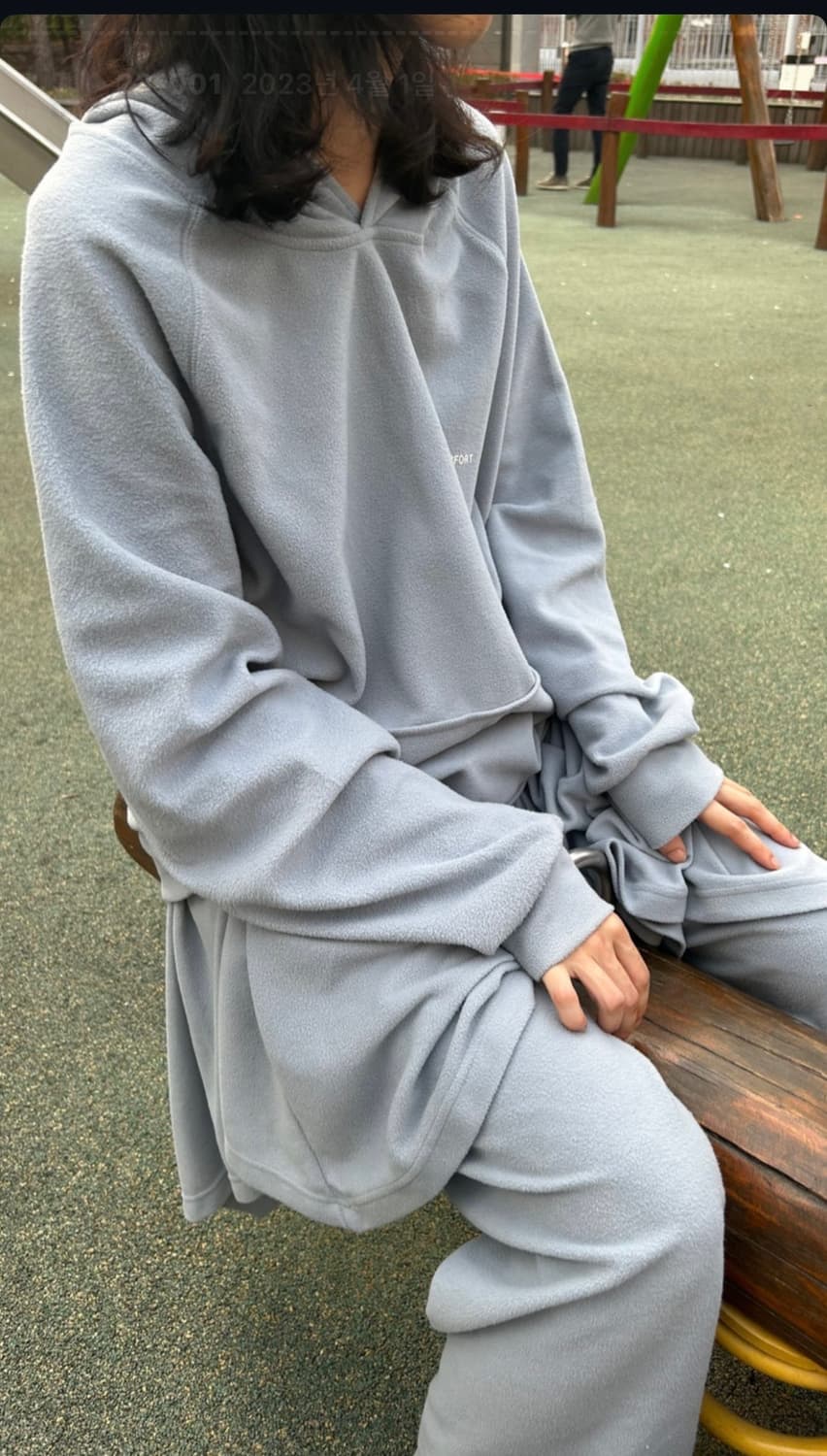 지초이컴포트 23-001 플리스 후디+스커트  상품이미지4