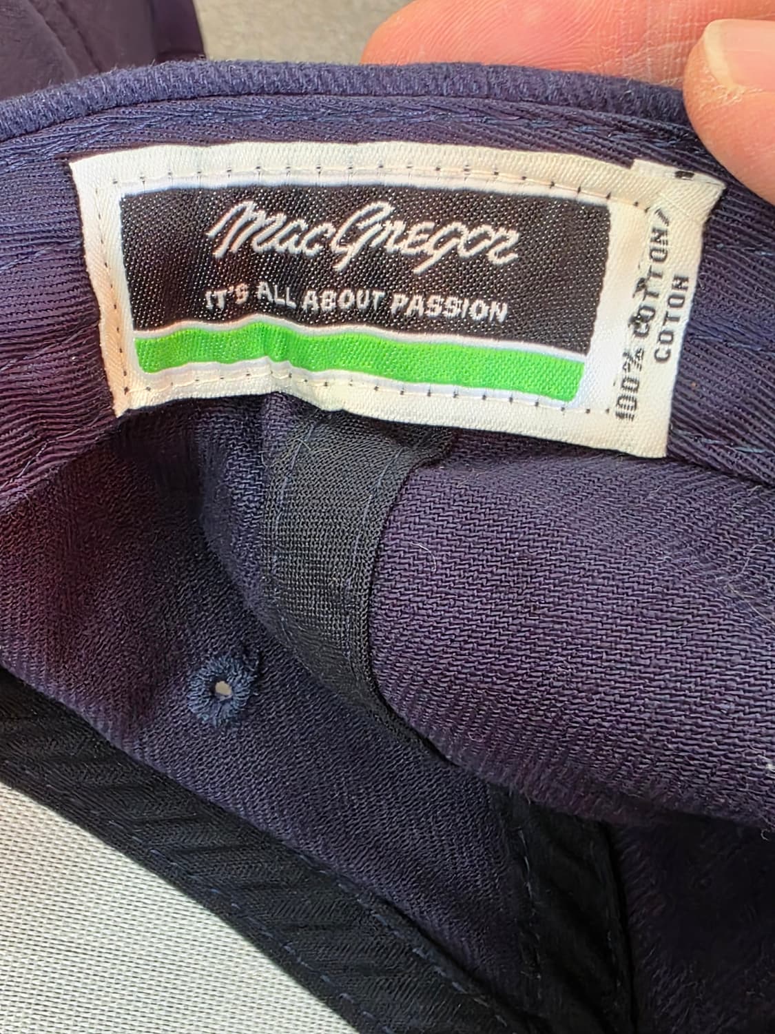 맥그리거 자수 로고 네이비 골프 모자 볼캡 상품이미지8