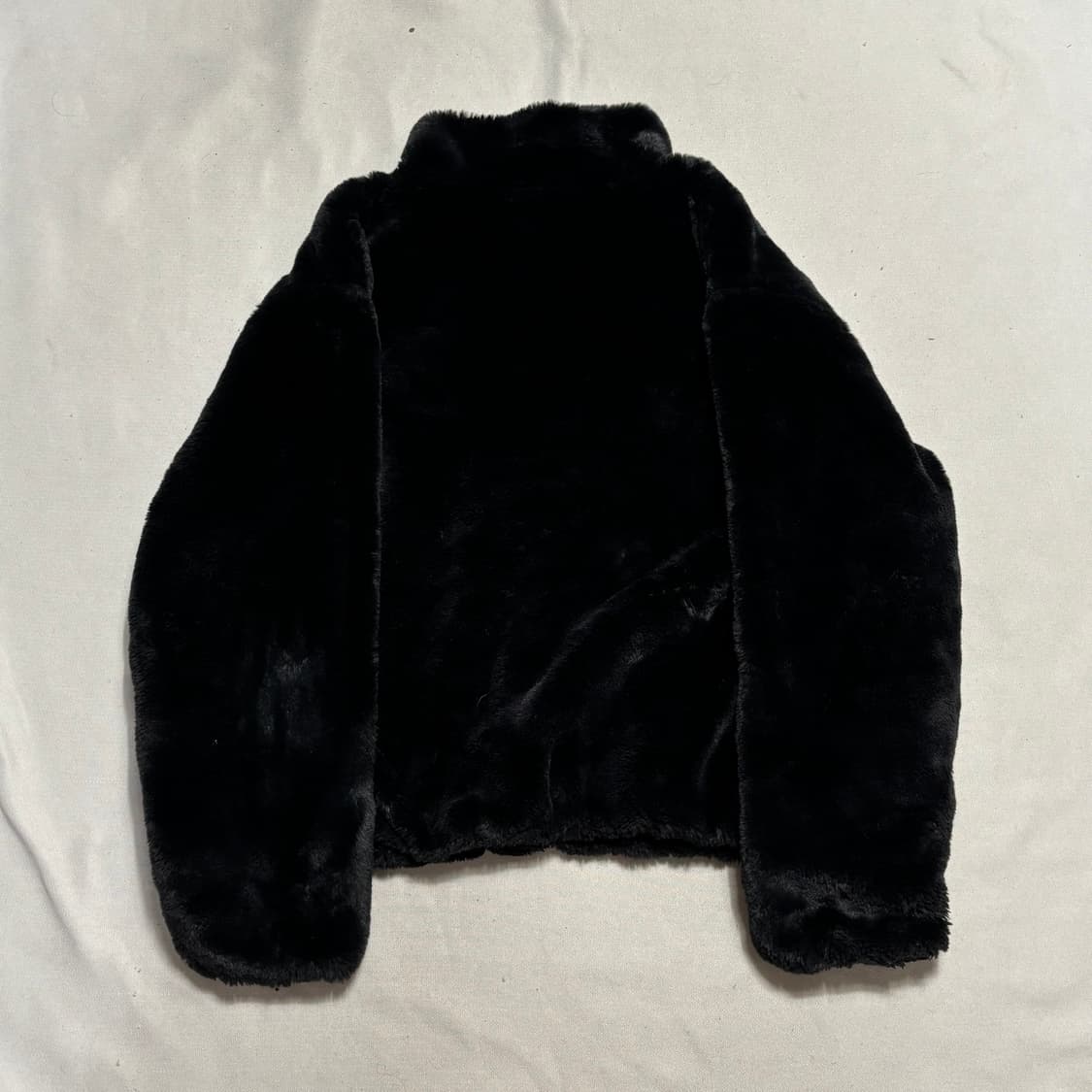 XXL 나이키 빅스우시 블랙 퍼 자켓 상품이미지3