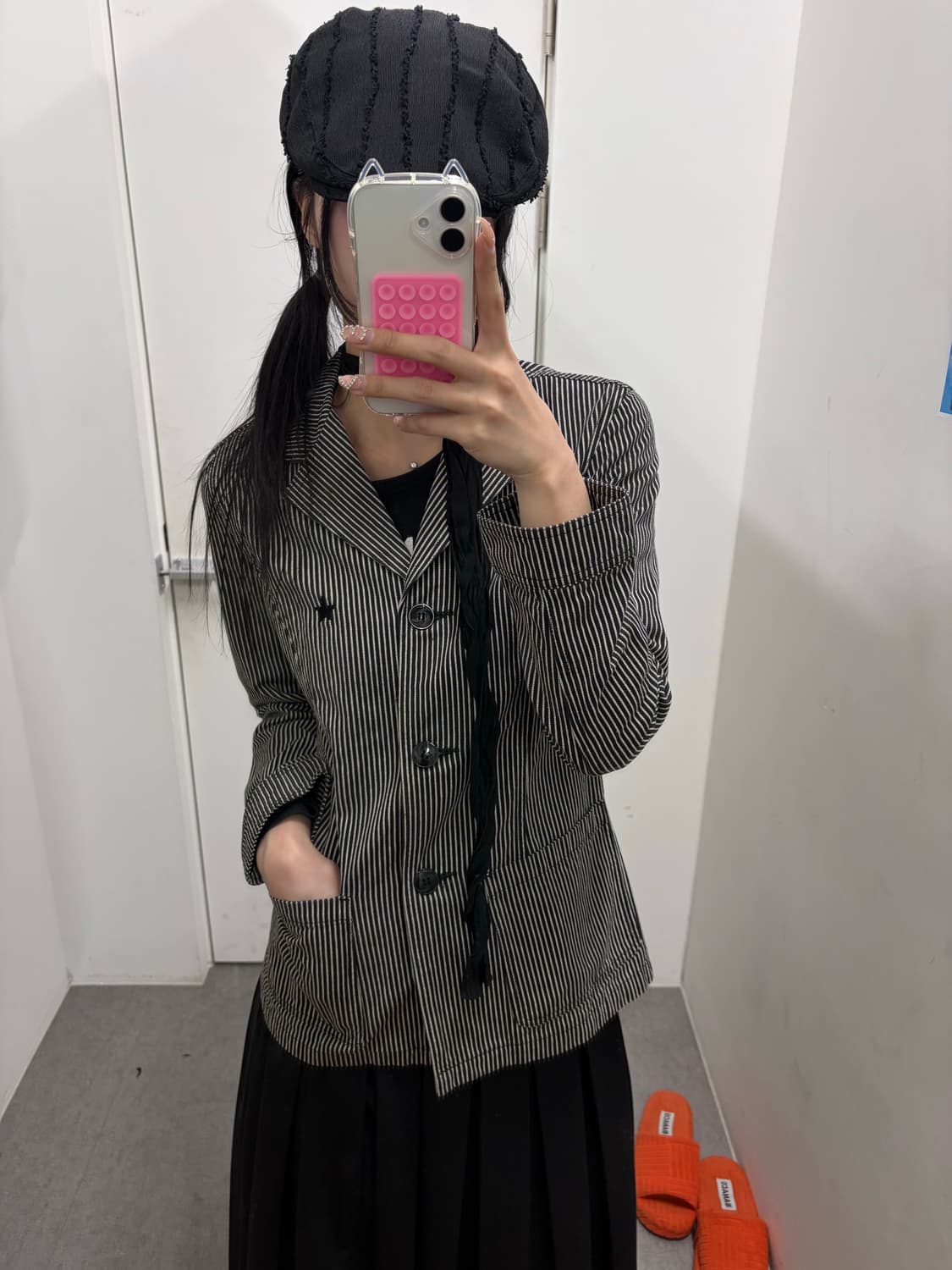네이버후드 스트라이프 자켓 상품이미지3