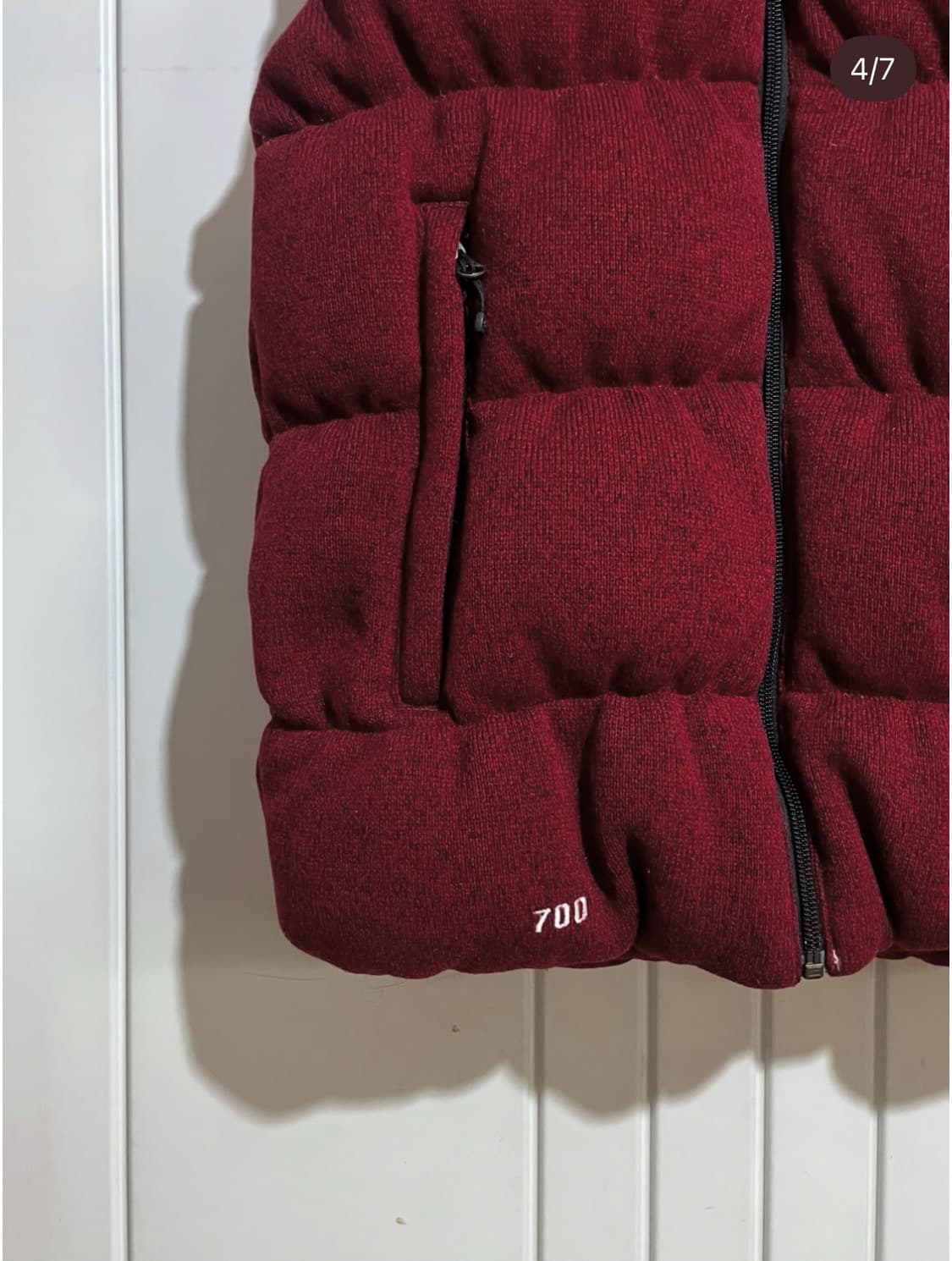 노스페이스 구스다운 니트 베스트 상품이미지4