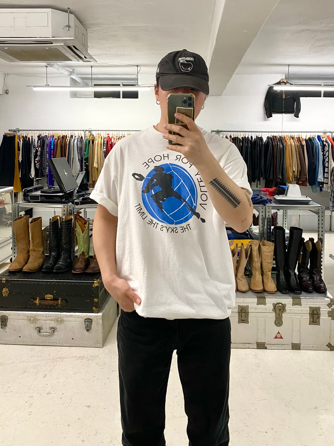 90s fruits of the loom volley t-shirt 상품이미지6