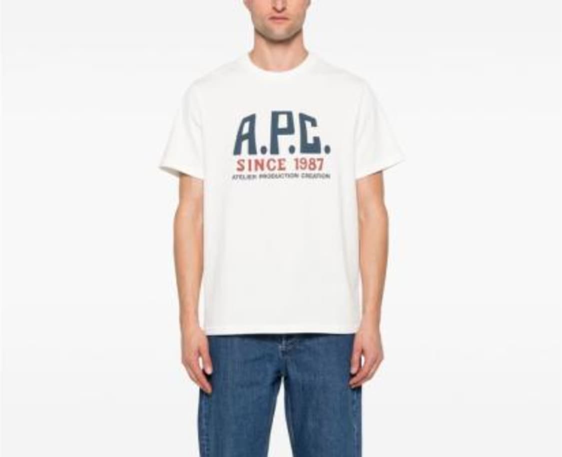 A.P.C. 아페쎄 로고 반팔 티셔츠 남여공용 병행수입 새상품 상품이미지4