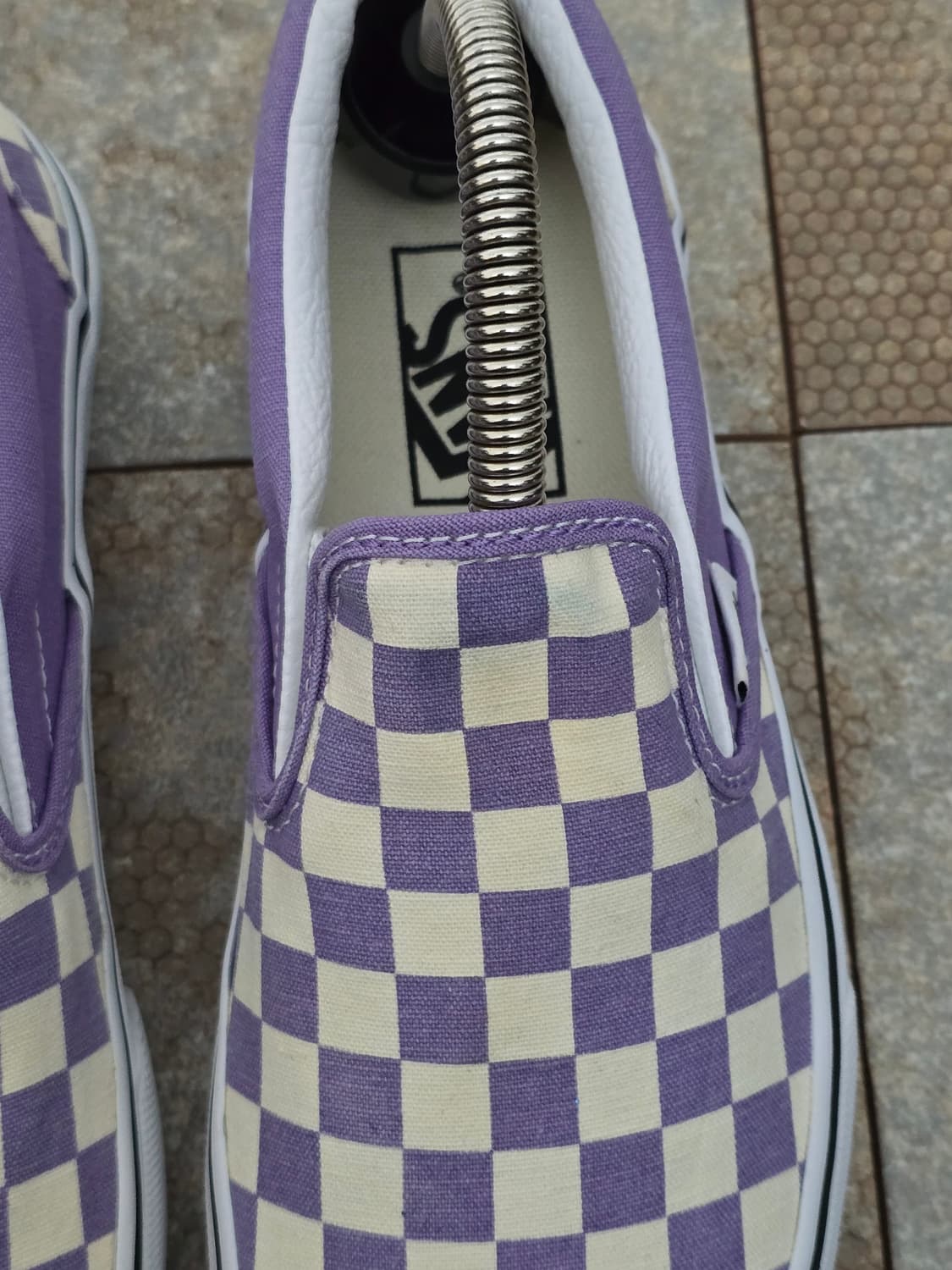 (235)반스 체커보드 슬립온 바이올렛 상품이미지3