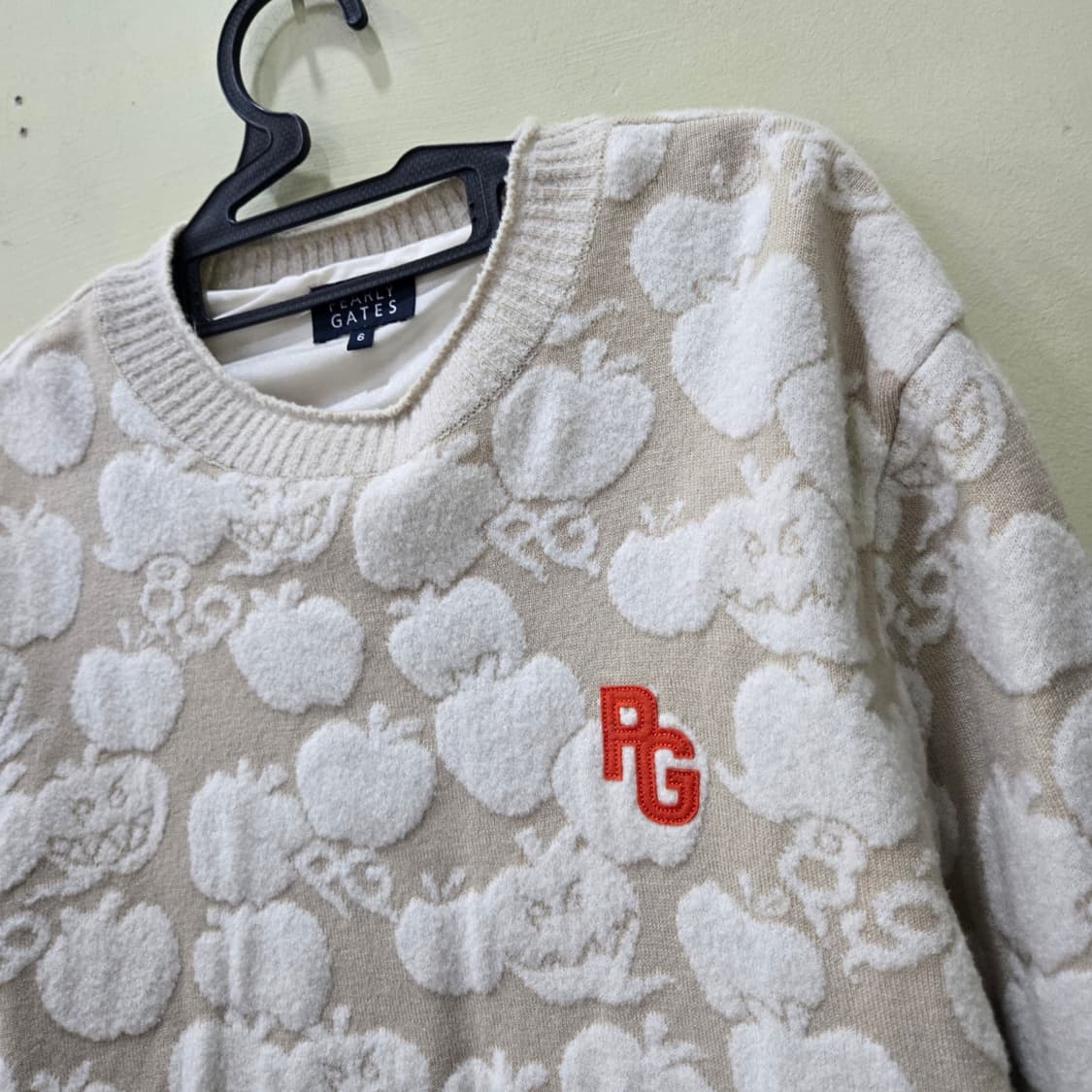 [ 105 ] 파리게이츠 애플 패턴 니트 상품이미지2