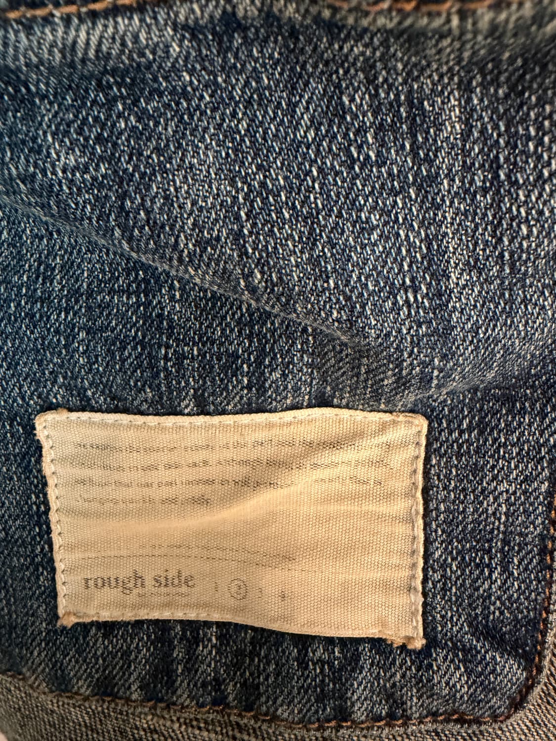 Rough Side 트러커 데님 자켓 Used Blue 상품이미지5