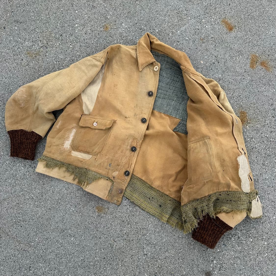 1930s Vintage Moleskin Work Jacket 상품이미지1
