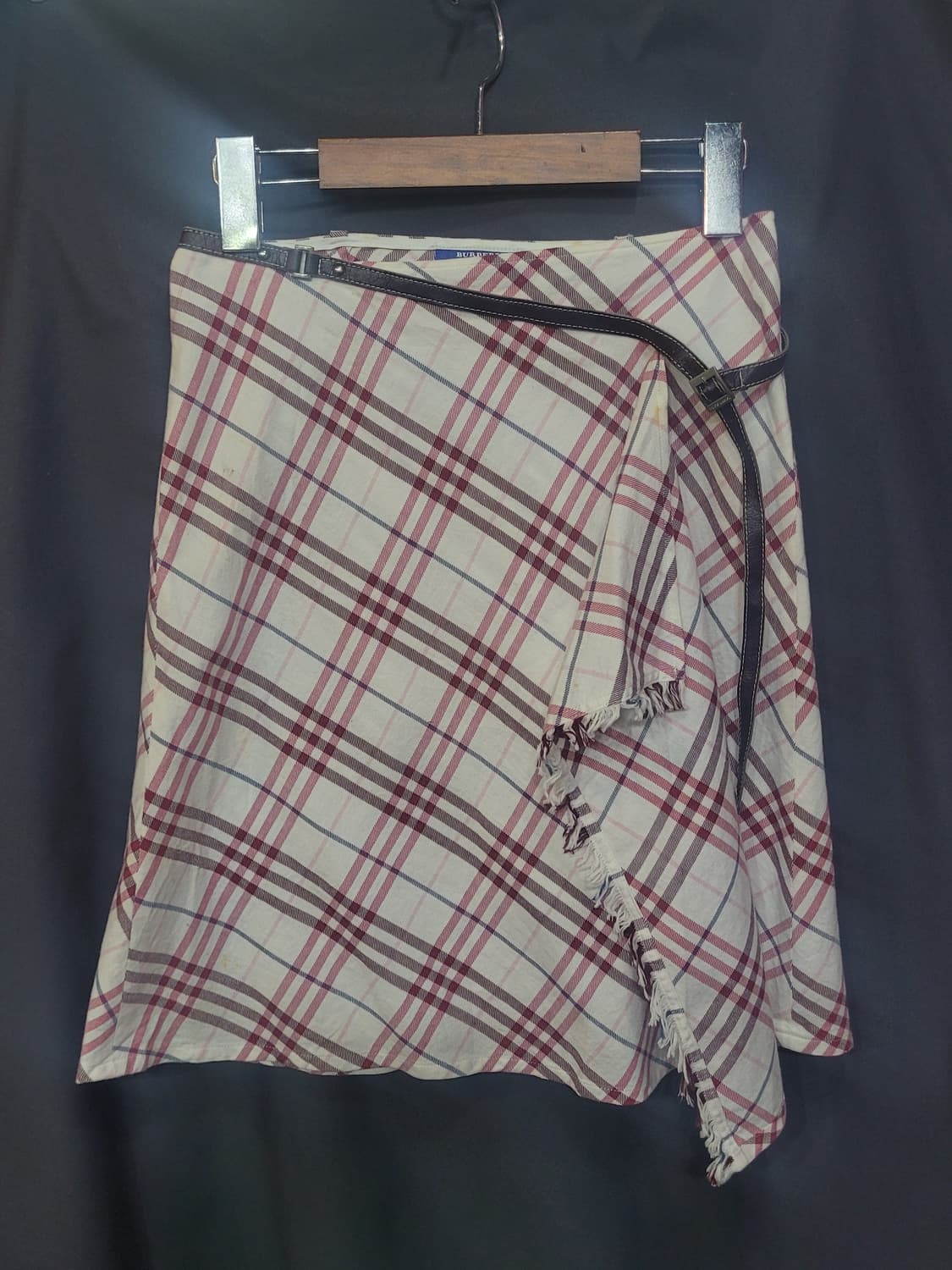 Burberry 버버리 빈티지 체크 벨티드 스커트 상품이미지1