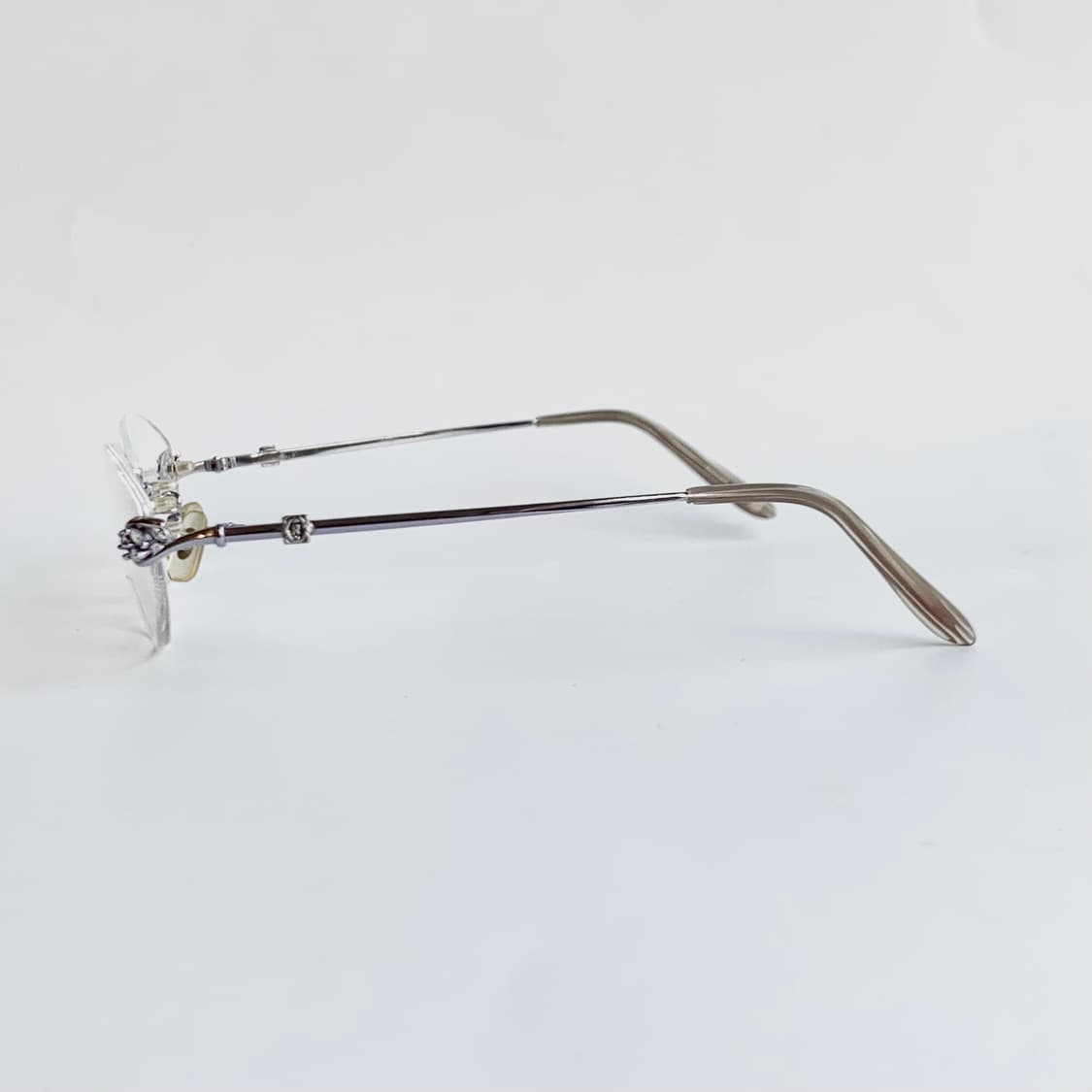 [픽키-730] 데드스탁 무테 큐빅 포인트 유니크 빈티지안경 상품이미지4