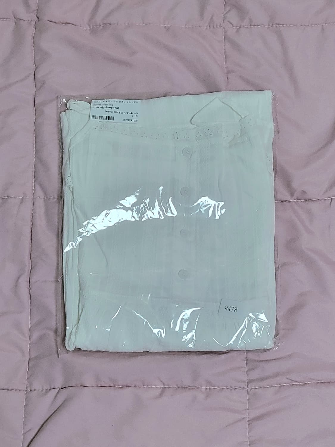 애니원모어 리이 레이스 나시 원피스 화이트 상품이미지4