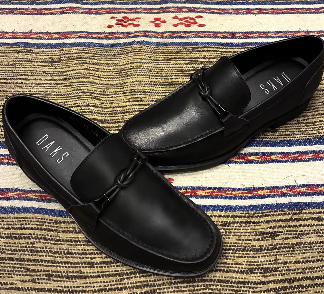 (260)DAKS 닥스 세미캐주얼 쿠셔닝 경량 가죽 로퍼 구두 블랙 상품이미지10