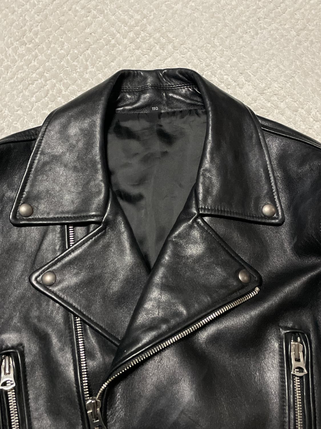 광희시장 웨스턴 무드 램스킨 양가죽 레더 자켓 상품이미지4