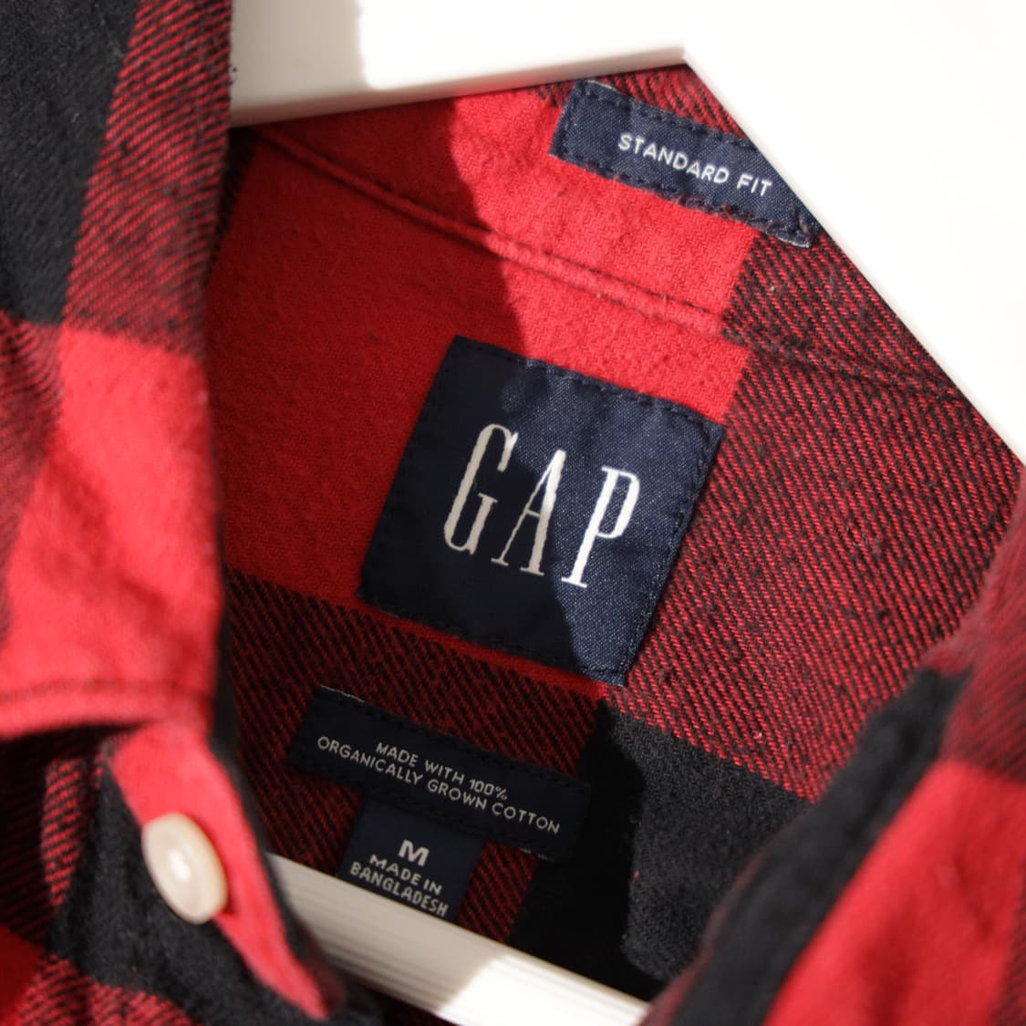 GAP 갭 오가닉코튼 체크 플란넬 셔츠 상품이미지5