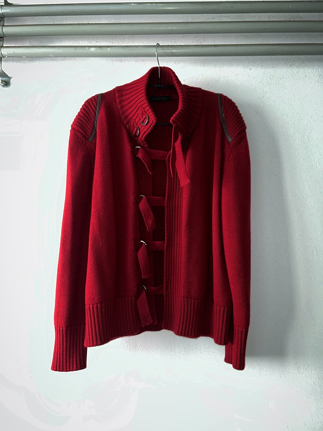 Vintage Toggle strap knit cardigan 상품이미지1
