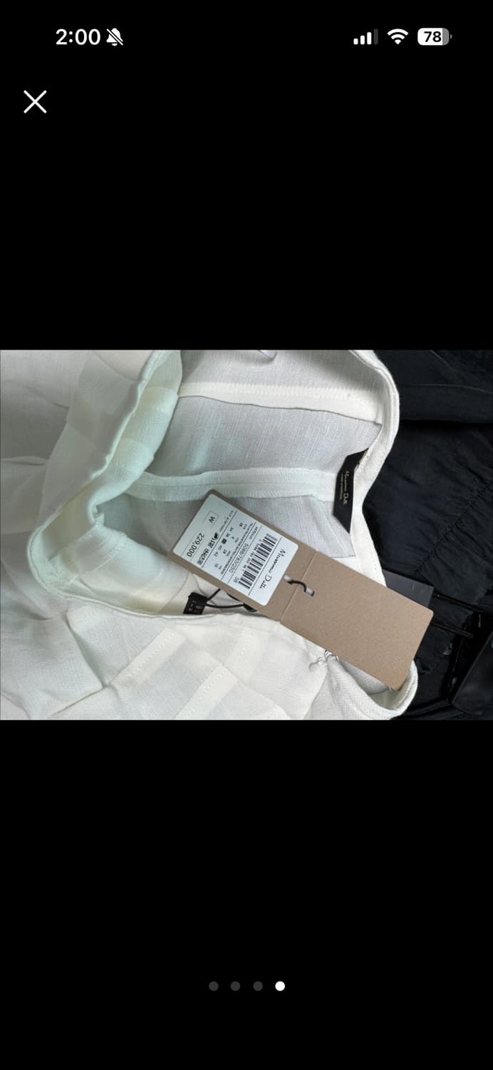 마시모두띠 플리츠 디테일 와이드 레그 팬츠 상품이미지4