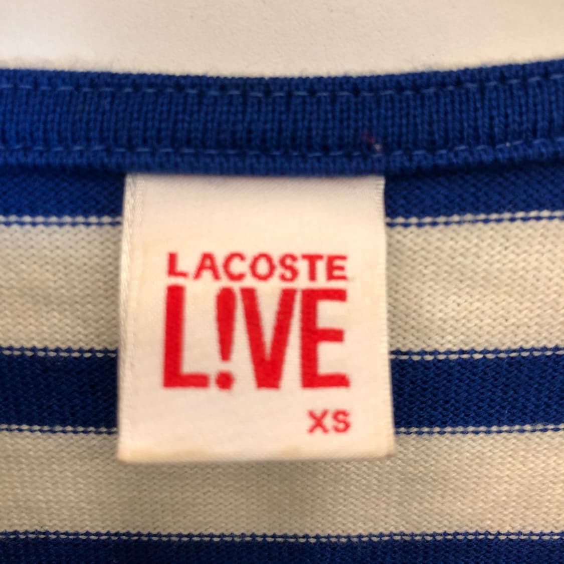 라코스테 라이브 화이트악어 스트라이프 원피스 XS 상품이미지5