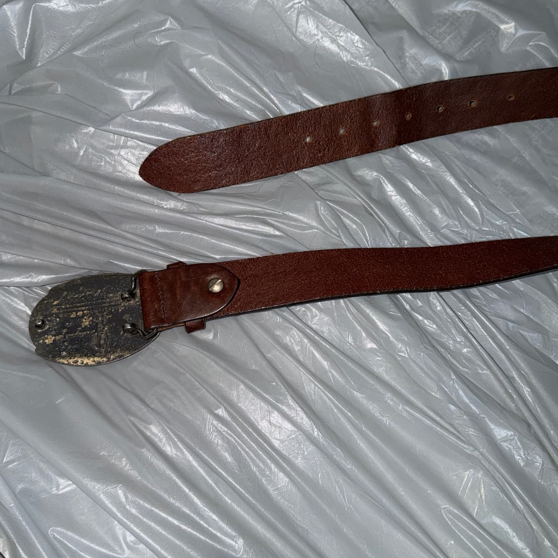 90-00’s 아베크롬비 웨스턴 플레이트 벨트 상품이미지3