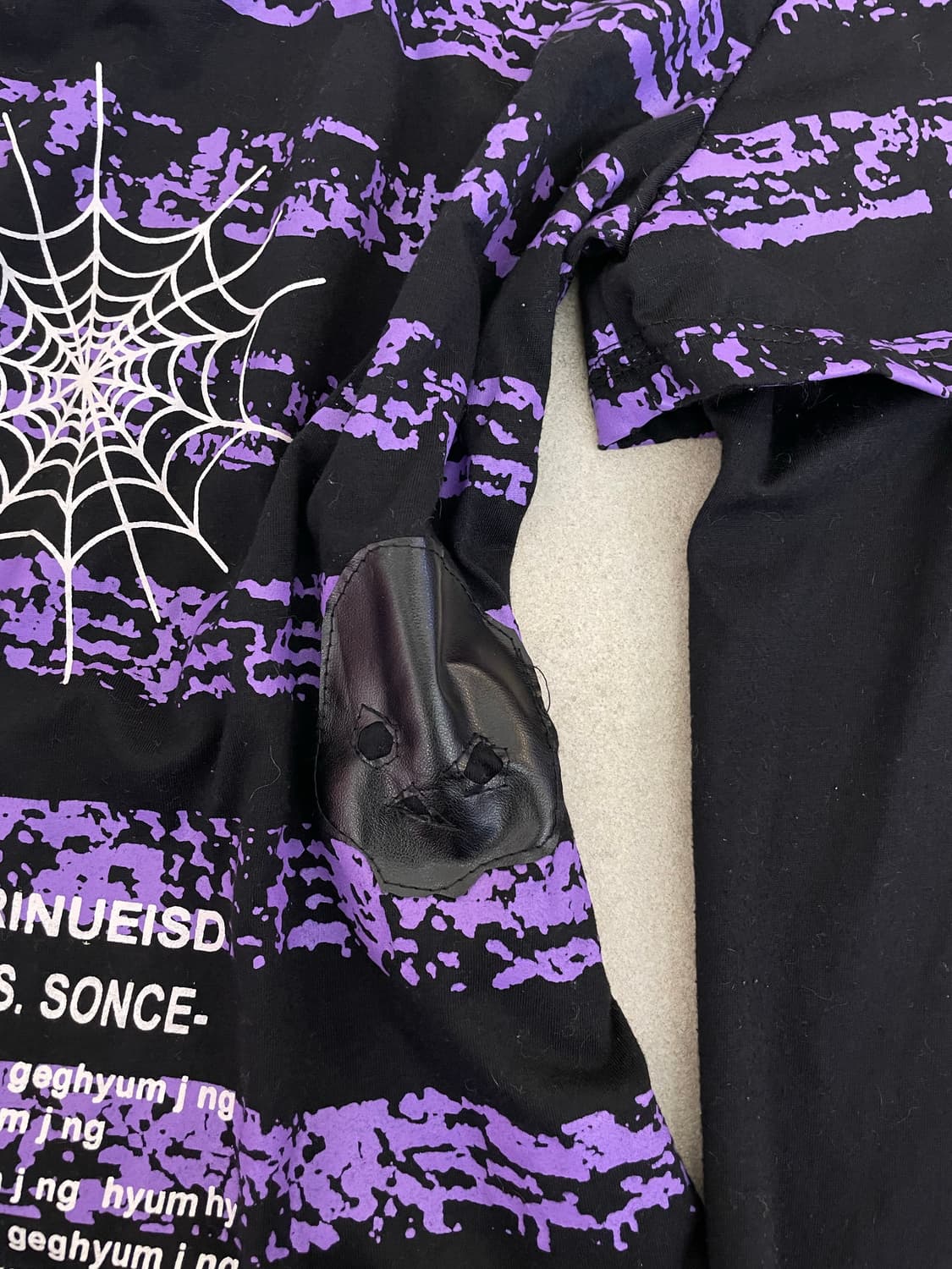 퍼플 스트라이프 펑크 롱슬리브 상품이미지10