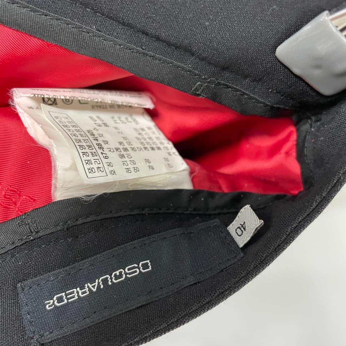 디스퀘어드2 승마 팬츠 블랙 40(W) 상품이미지5