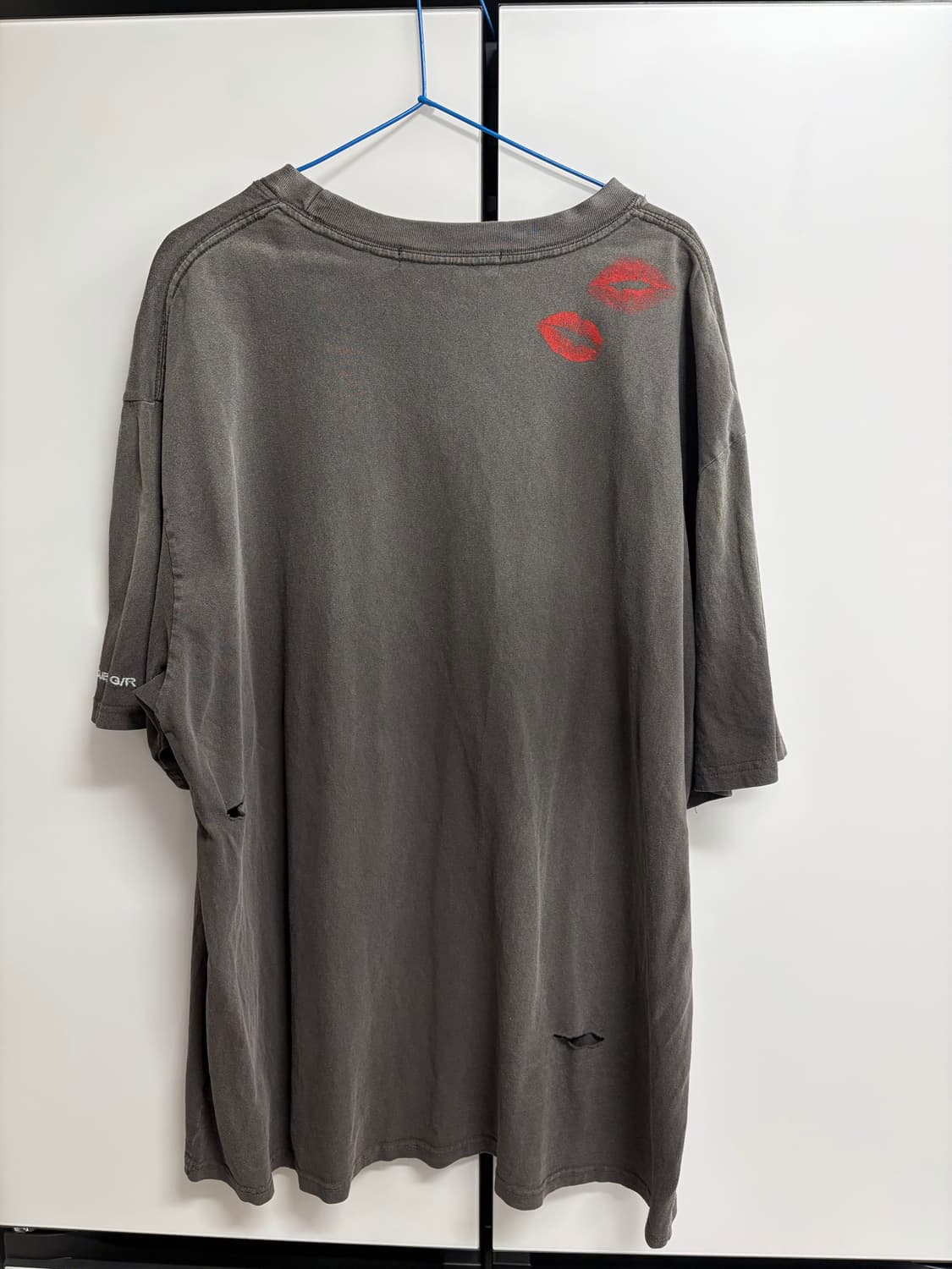 프로젝트g/r 블로우 미 워시드 티셔츠 브라운 상품이미지3