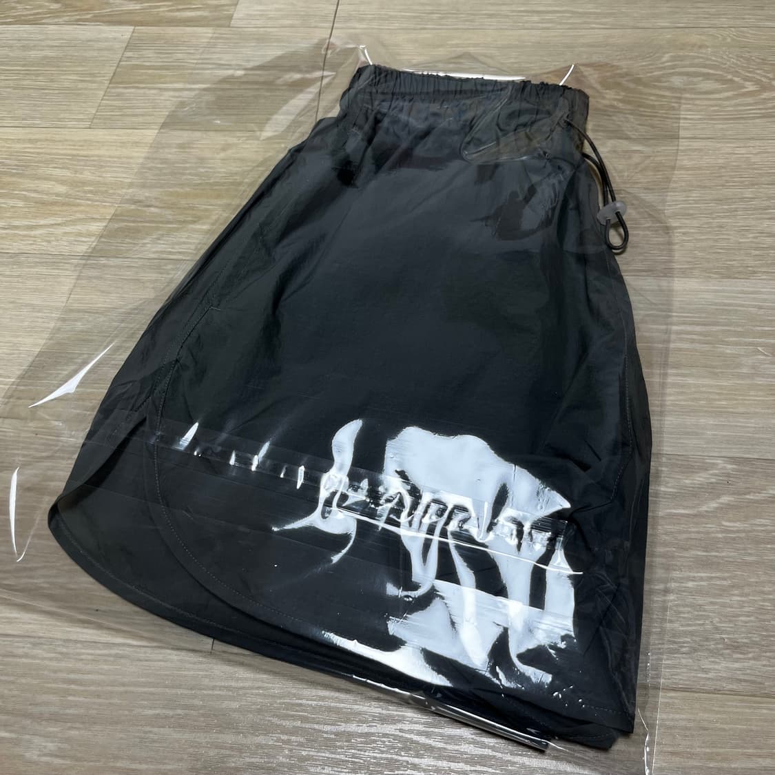 (ONE SIZE) 새상품 모노하 MONOHA 페이퍼 숏 팬츠 그레이 상품이미지10