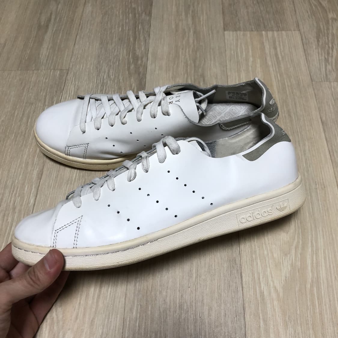 (260) 아디다스 스탠스미스 데콘 X 바니스 뉴욕 콜라보레이션 화이트 상품이미지1