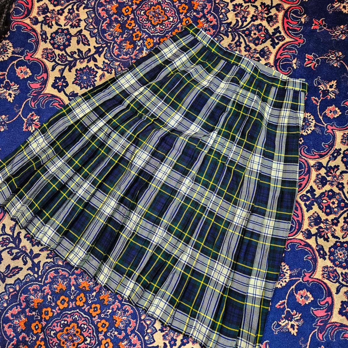 BEN NEVIS in 스코틀랜드 Wool 타탄 체크 스커트 uk 18 상품이미지3