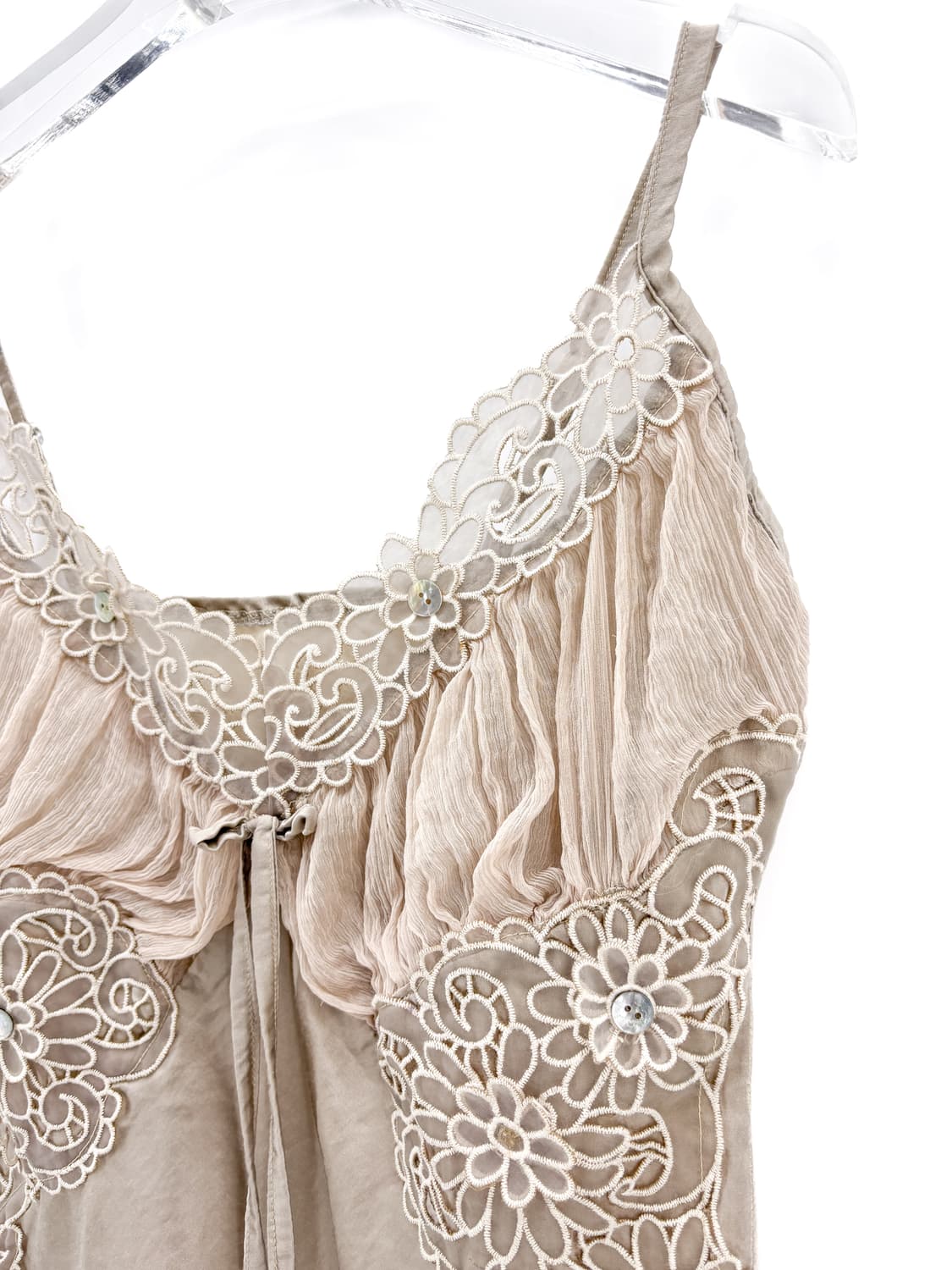 빈티지 플라워 레이스 슬리브리스 상품이미지2