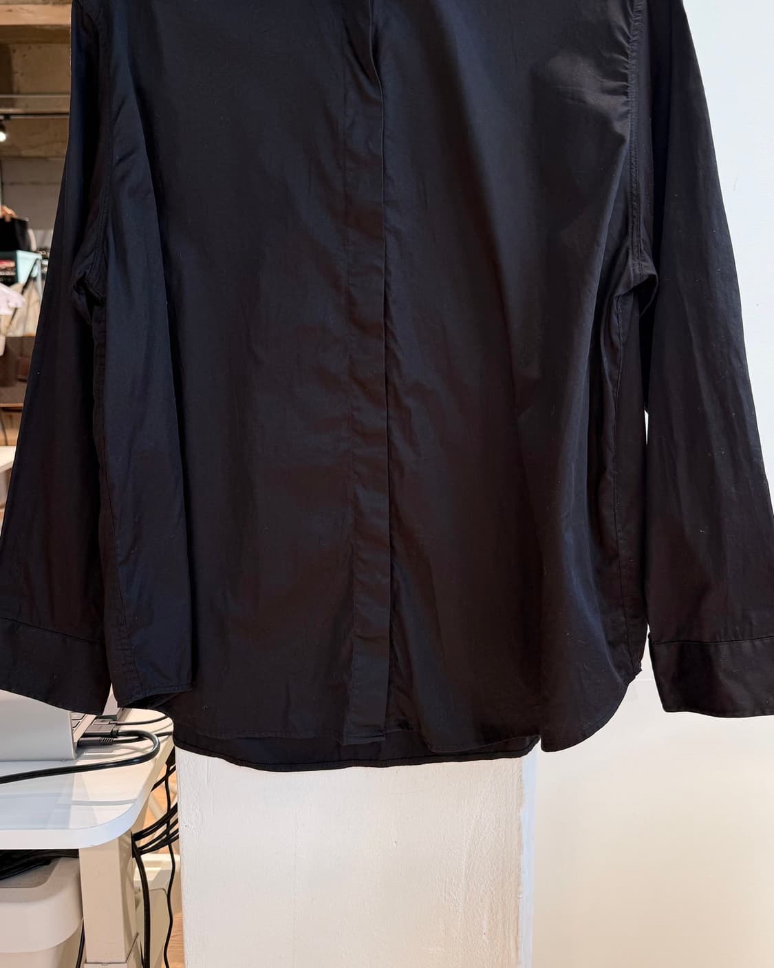 발렌티노 유니폼 블랙 코튼 셔츠  상품이미지6