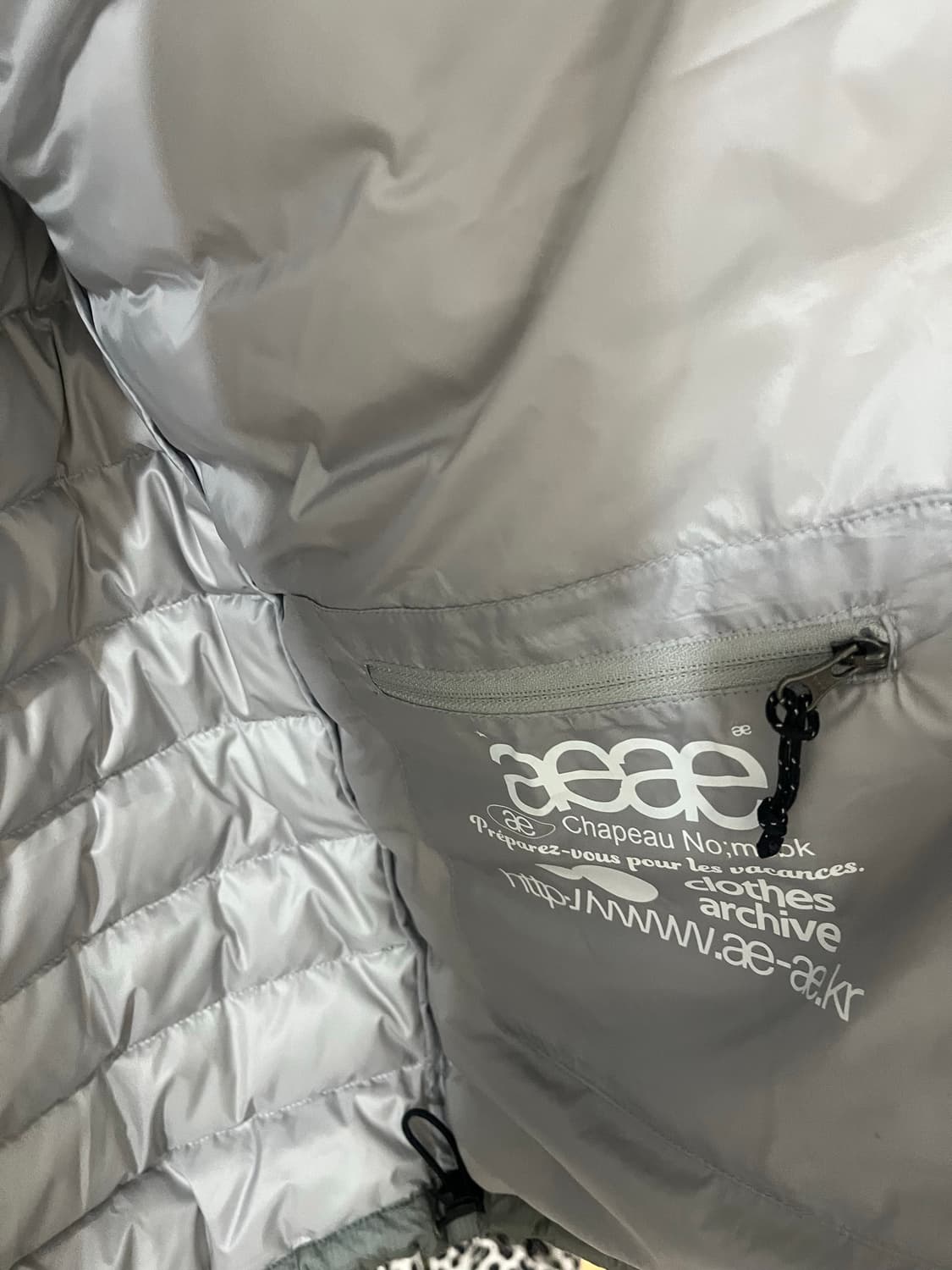 aeae 리버시블 경량패딩 상품이미지3