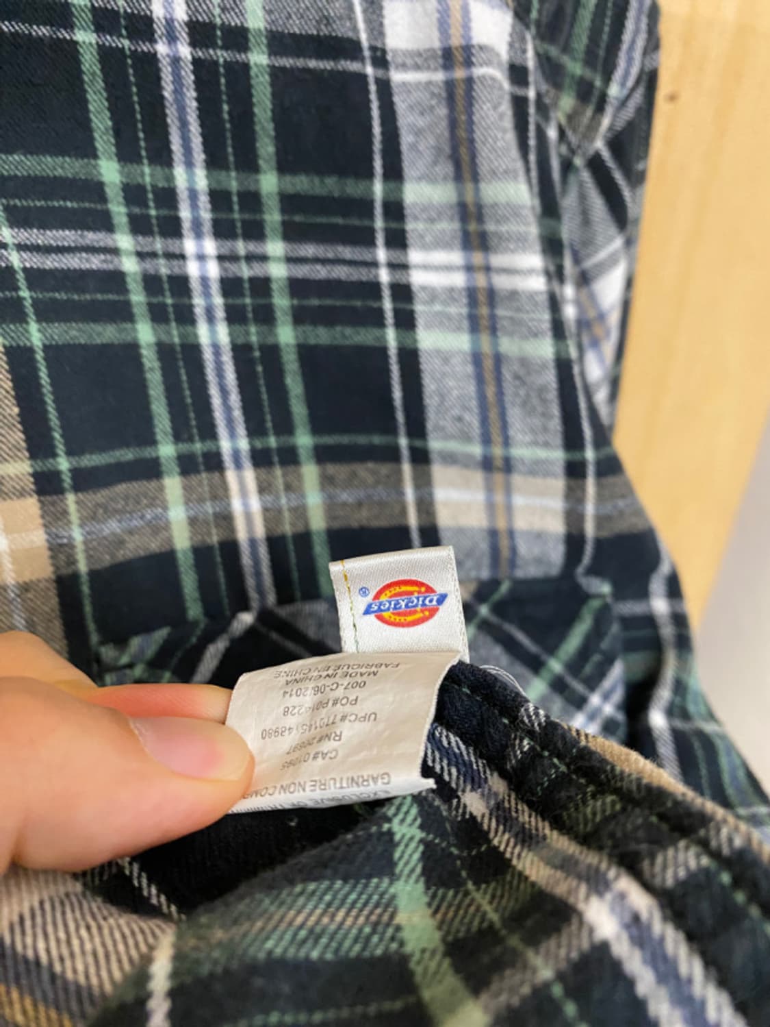 DICKIES madras check flannel shirts 플란넬 상품이미지7