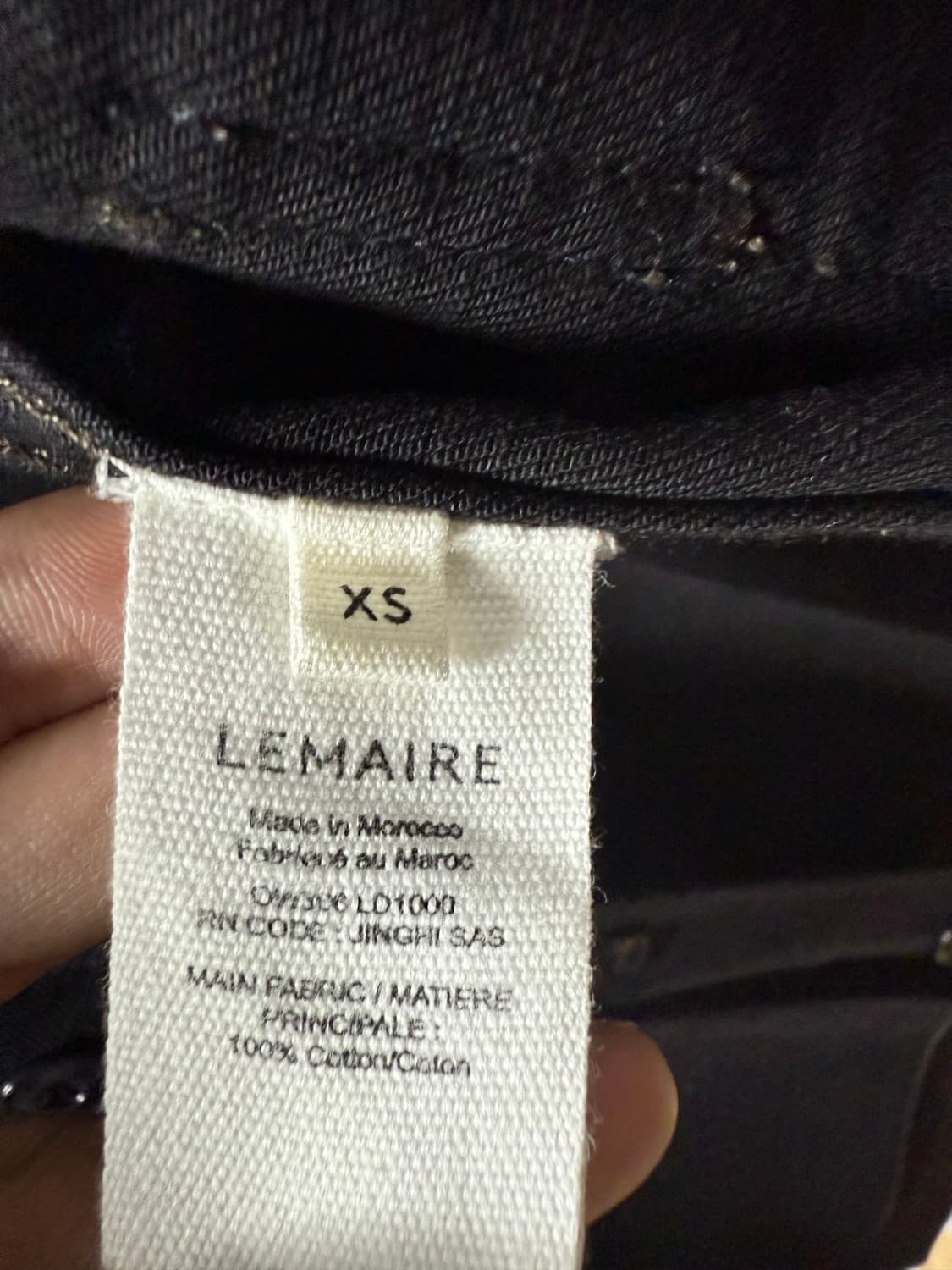 르메르 박시자켓 블랙 xs 상품이미지4