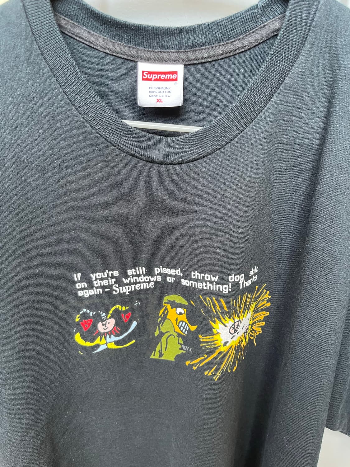 슈프림 17ss Dog shit 블랙 Xl 상품이미지2