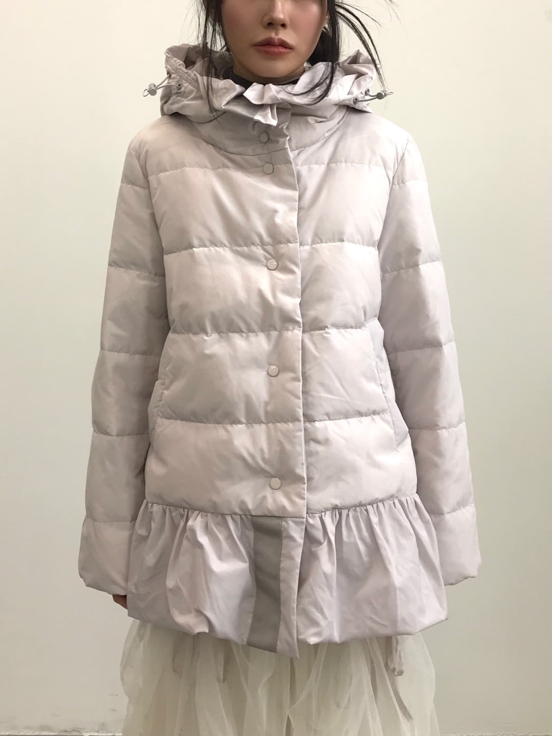 DoCLASSE Light Down Ruffle Puffer Jacket 상품이미지2