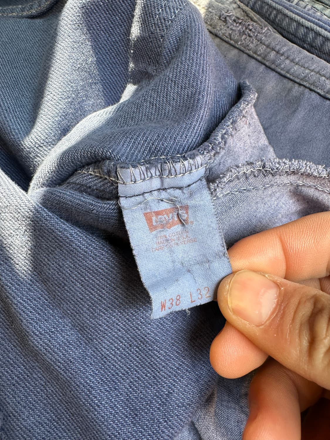 90s 리바이스517 부츠컷 데님 팬츠 36x32 made in usa 상품이미지7
