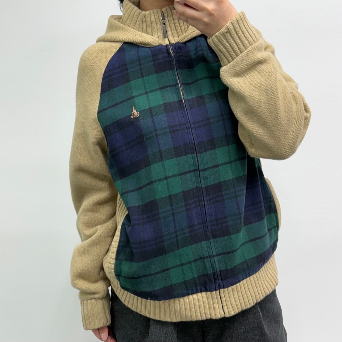 [L] 빈폴 니트 후드집업 상품이미지1