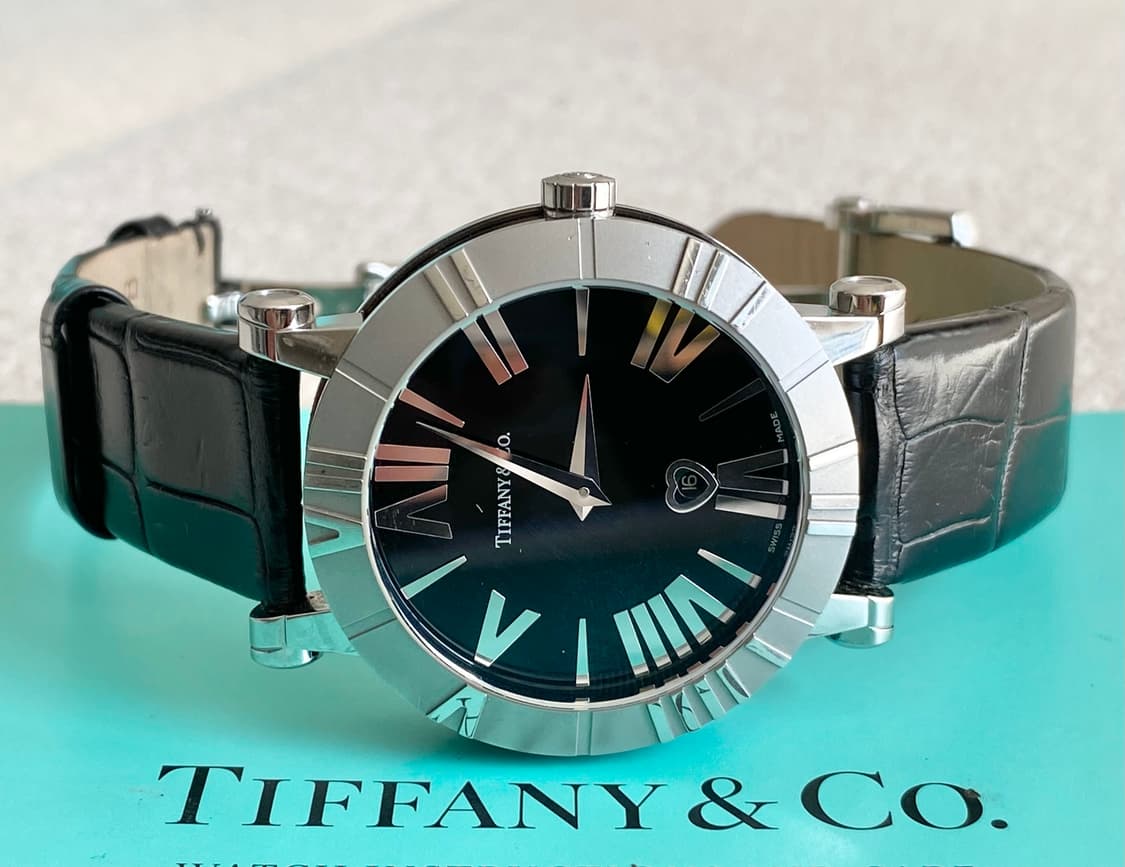 티파니 아틀라스 세라믹 스틸 쿼츠 36mm 중형 사이즈(남녀공용) 상품이미지1