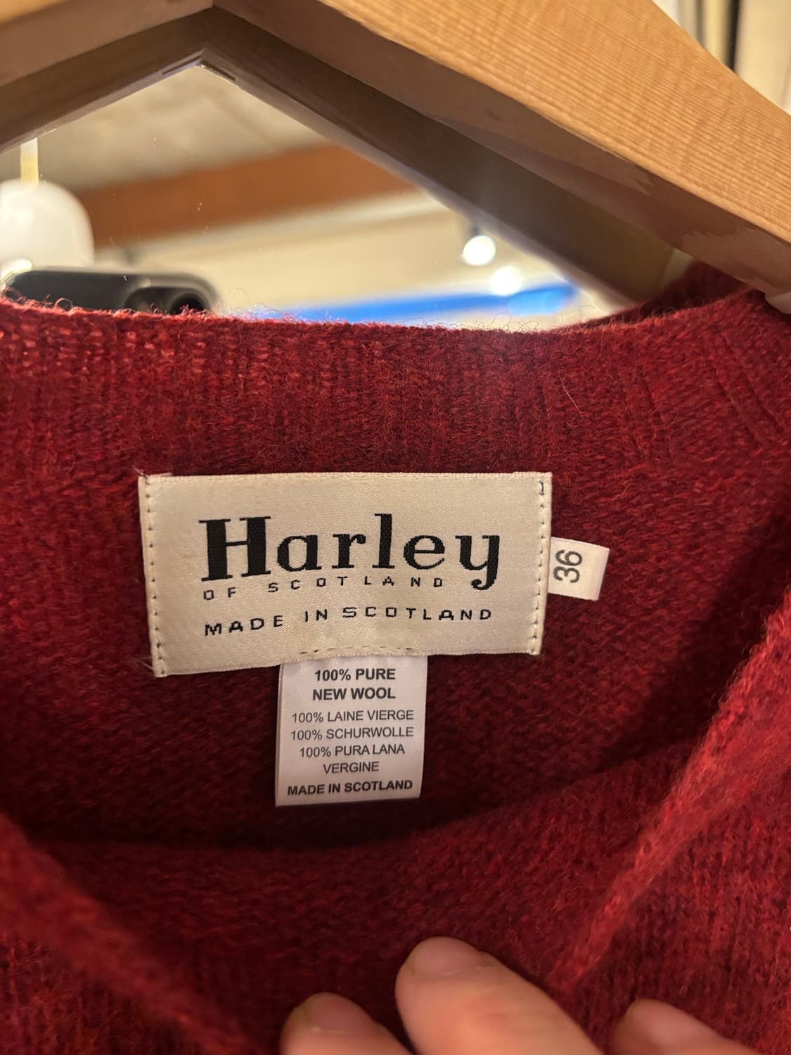 할리오브스코틀랜드 쉐기독 니트 상품이미지3