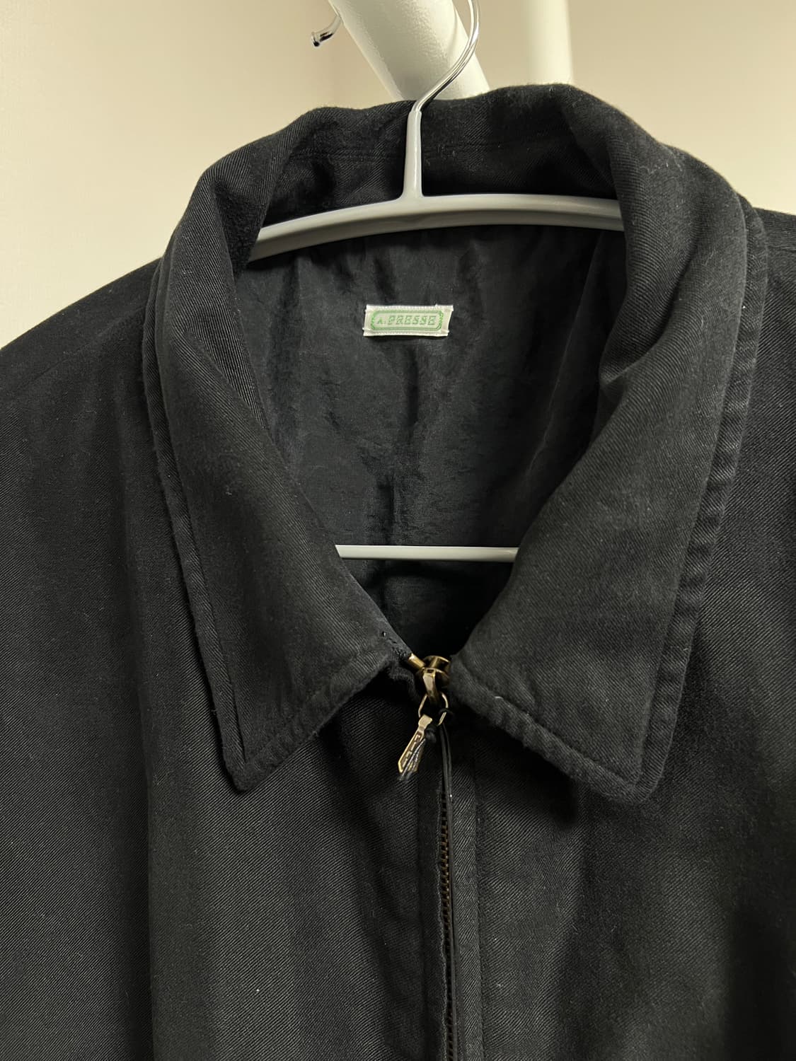 26ss 아프레쎄 실크 몰스킨 자켓 블랙 2사이즈 상품이미지5